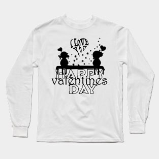 valentines day by chakibium Long Sleeve T-Shirt